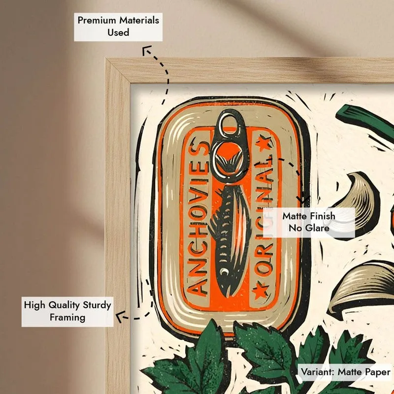 Flavour & Story Archival Canvas Wall Art - Brown media 8