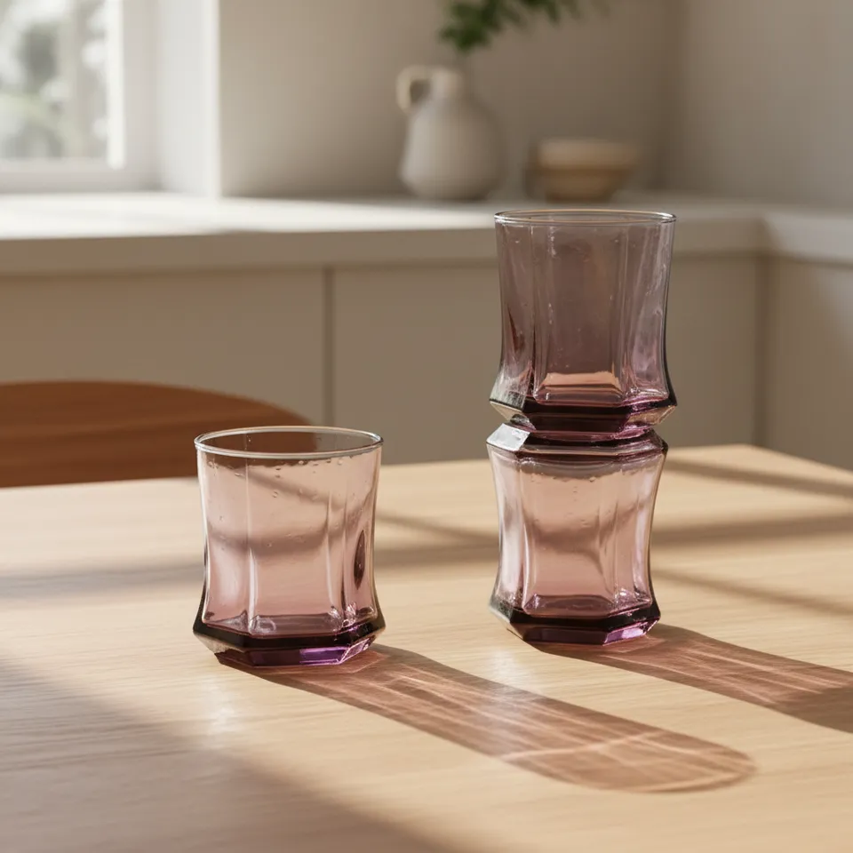 Kropie Curved Whiskey Glass (230 mL) - Set Of Six media 1