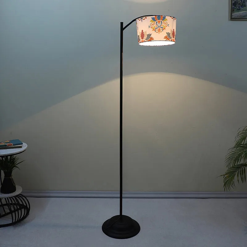 Nordlys Printed Arched Iron Floor Lamp media 1