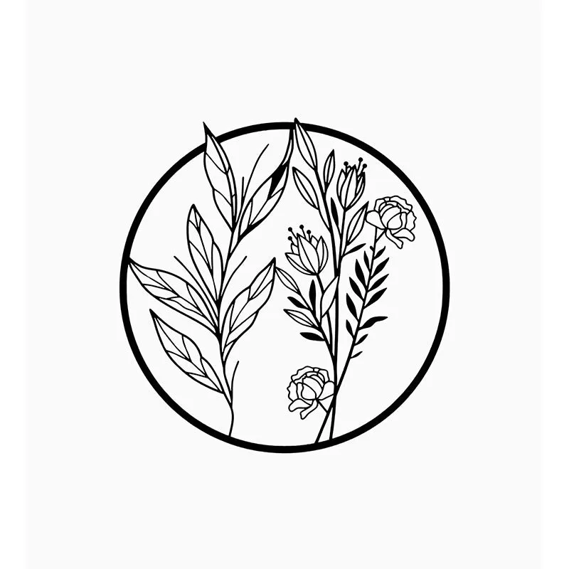 Natura Flower Black Iron Wall Accent media 3
