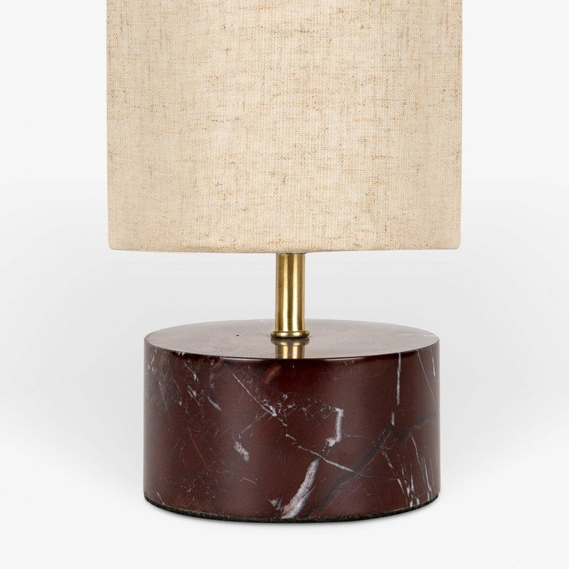 Orange Tree Kai MarbleTable Lamp - Brown,White media 5