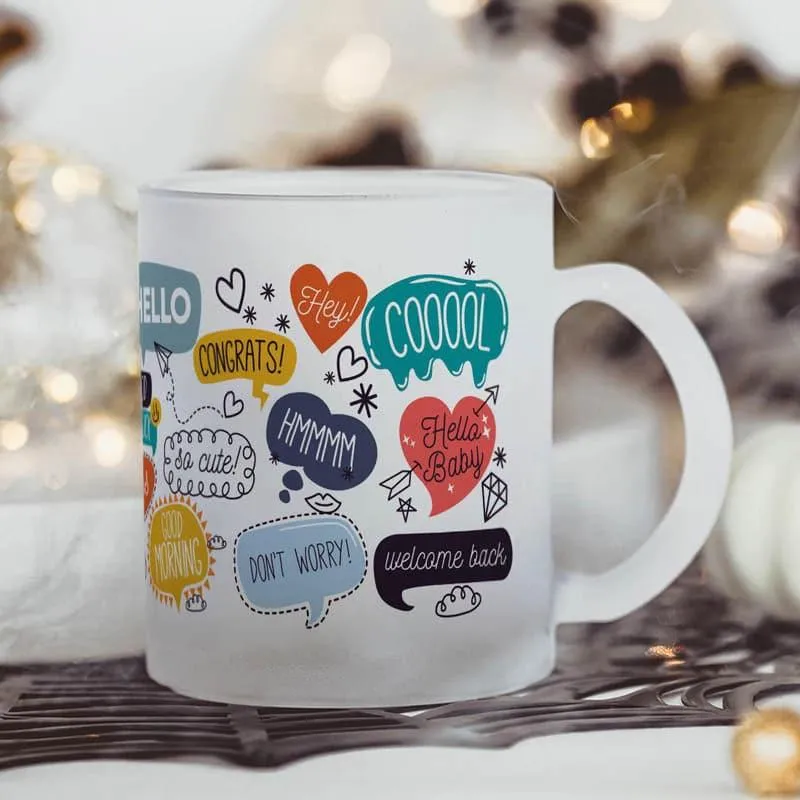 Funky Glass Coffee Mug (330 mL) media 5