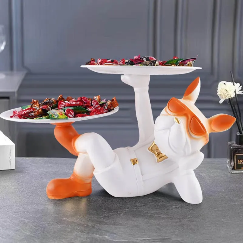 Chester Chic Painted Polyresin Show Piece - White media 1