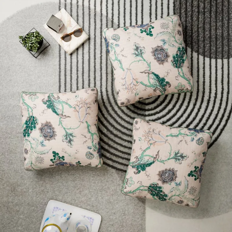 Bloom Havenia Cotton Cushion Covers - Set Of Three media 1