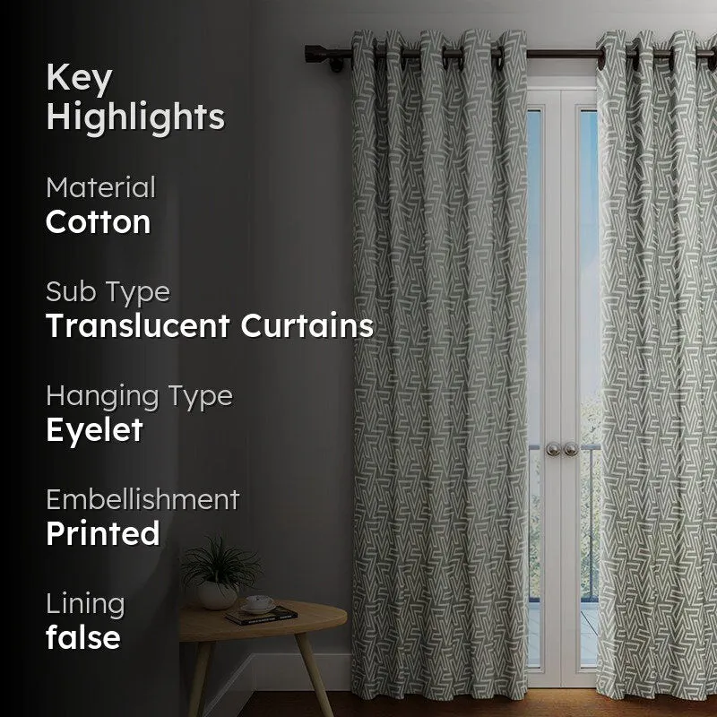 Arva Maze Cotton Curtain media 2