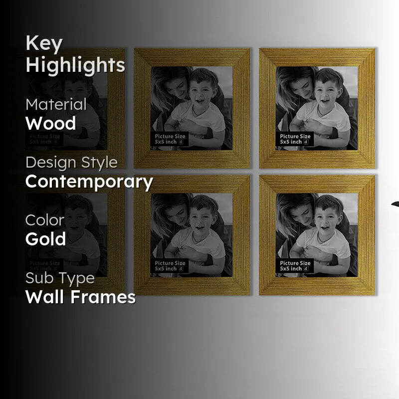 Willow Charm Photo Frame (Gold) - Set Of Six media 2