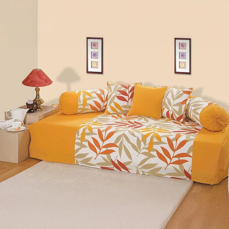 Swayam Fall Colours Diwan Set media 1
