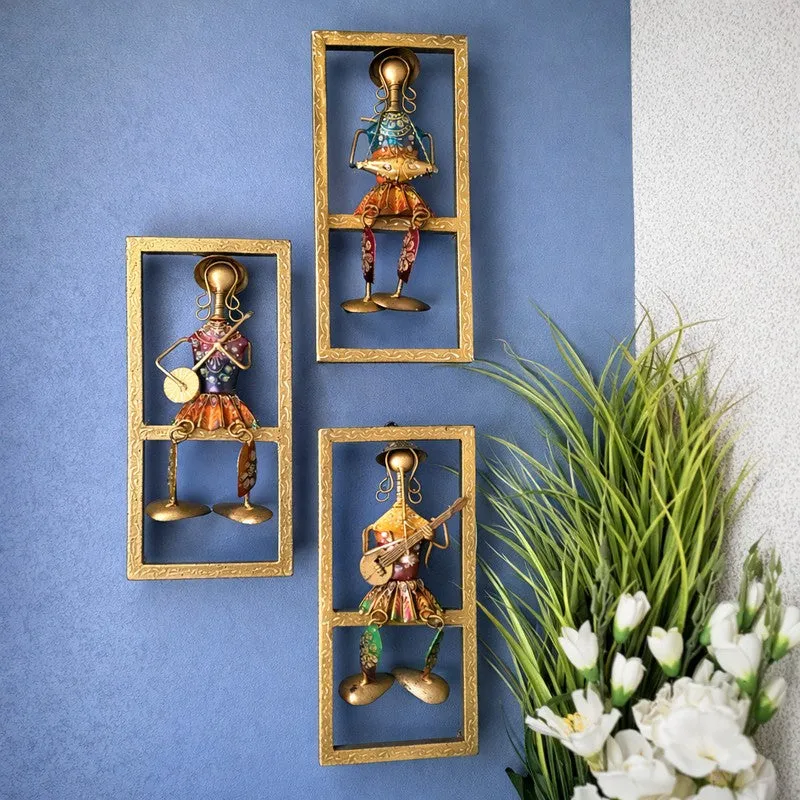 Musician Set Iron Wall Accents - Set Of Three media 3