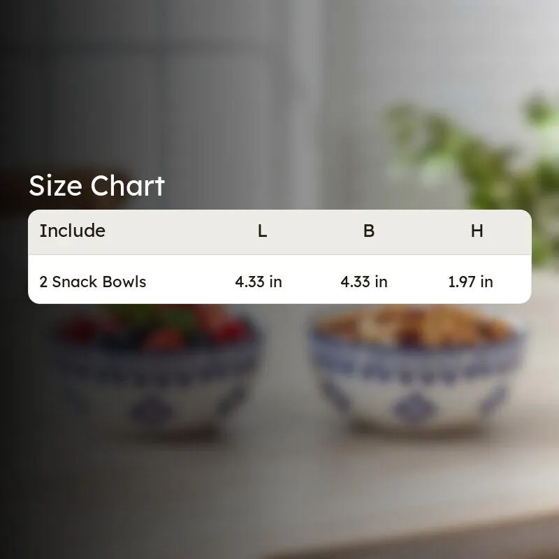 ServeEase Ceramic Snack Bowls (Grey,White, 200 mL Each) - Set Of Two media 7