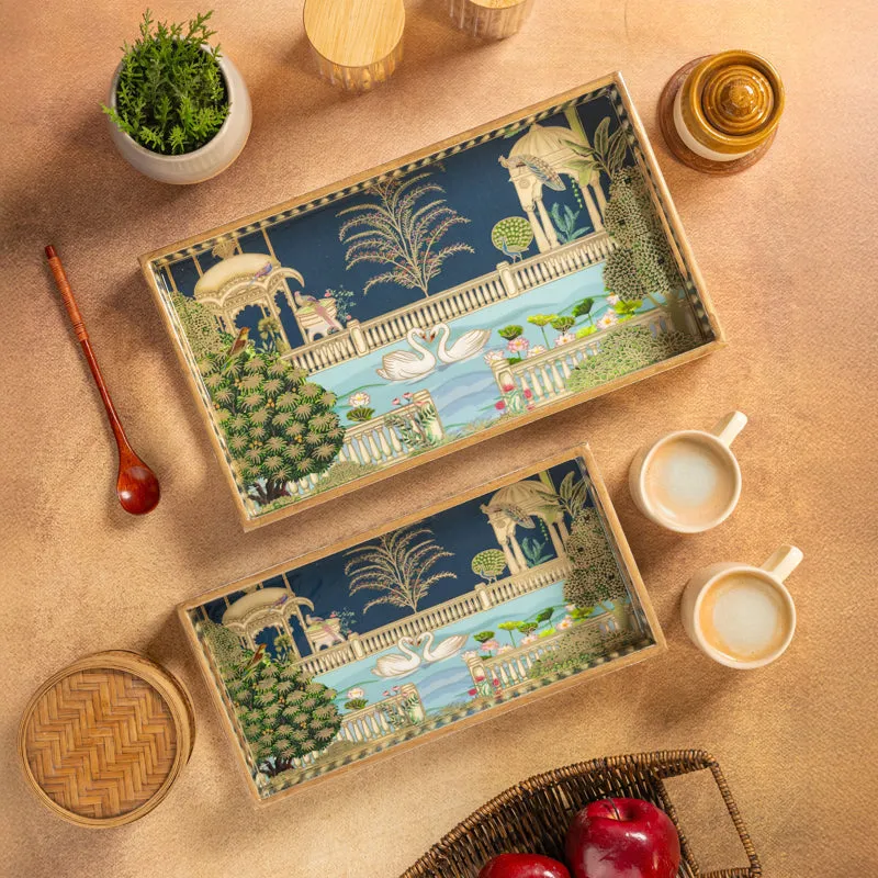 Rajhans Serving Tray - Set Of Two media 1