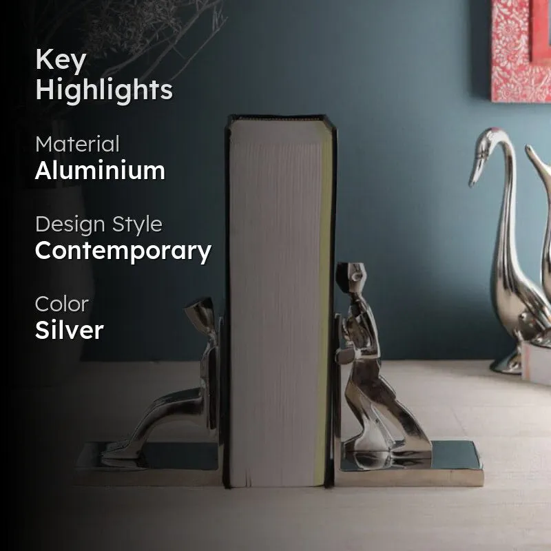 Hard Work Matters Bookend (Silver) - Set Of Two media 2