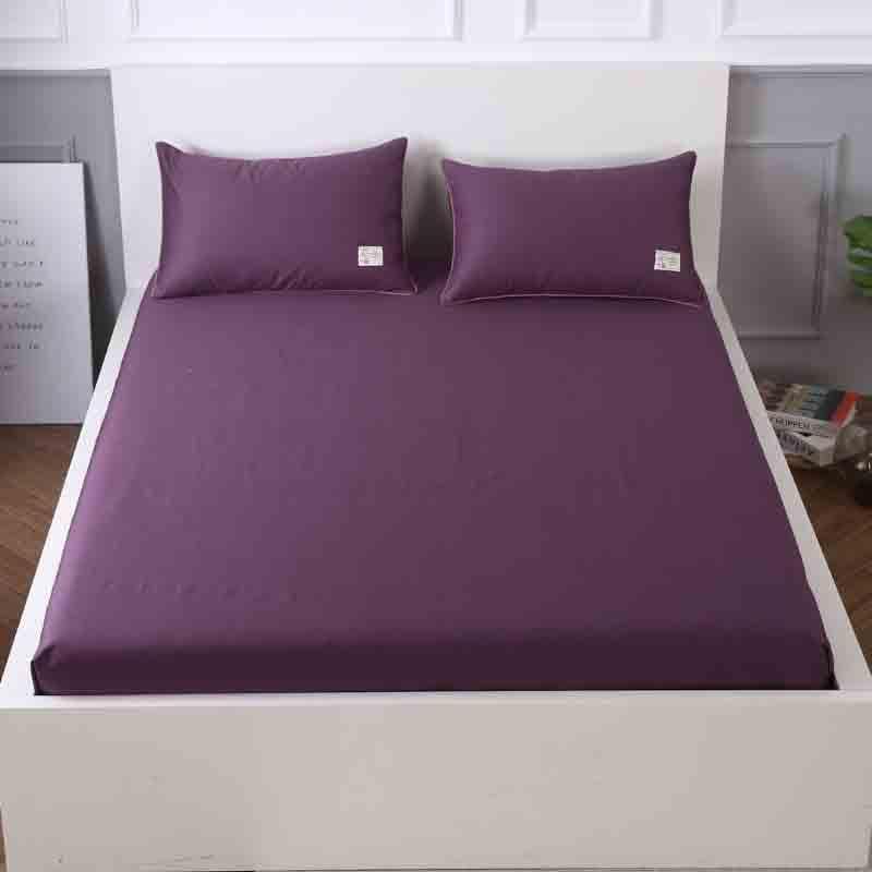 Royal in Mauve Cotton Bedsheet - 210 TC media 3
