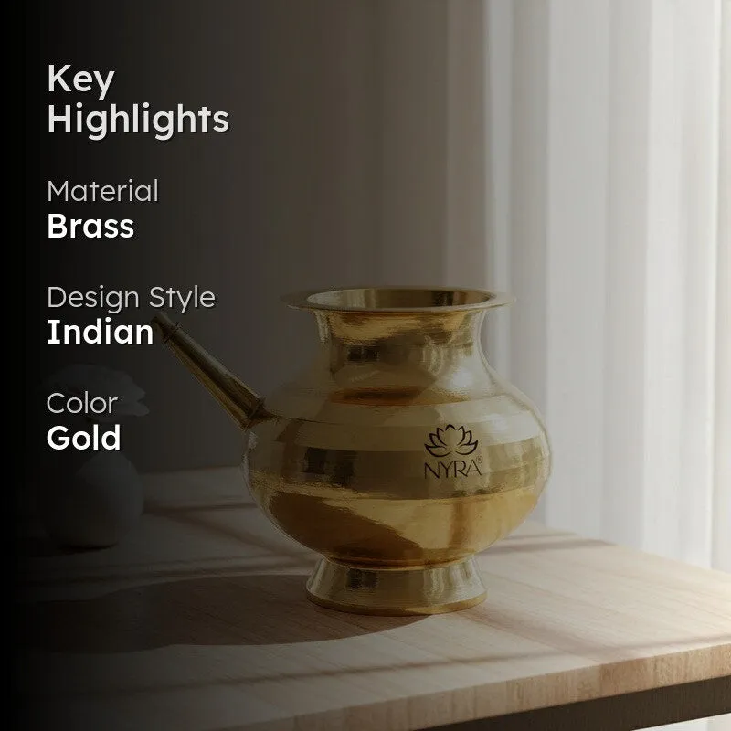 Karwa Brass Kalasa - 1450 ML media 2