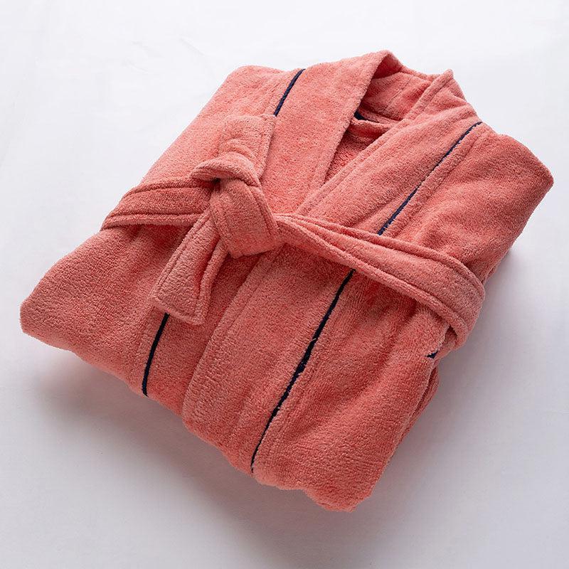 Nautica Cashmere Dreams Cotton Bath Robe - Coral media 7