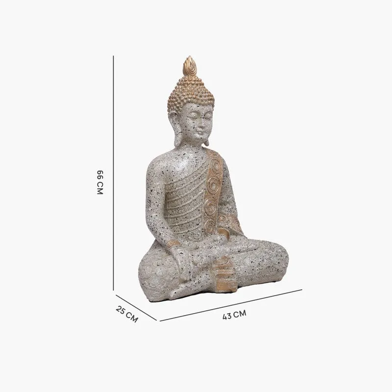 Zen Buddha Polyresin Idol media 7