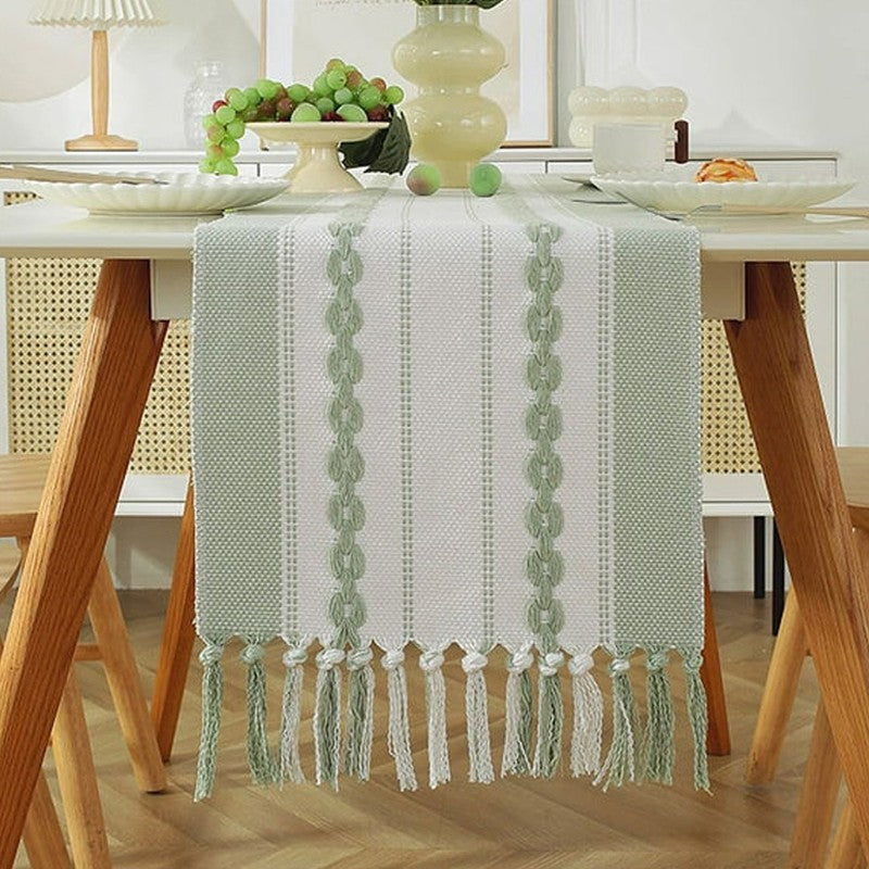 ArtGeo Cotton Table Runner - Green media 4
