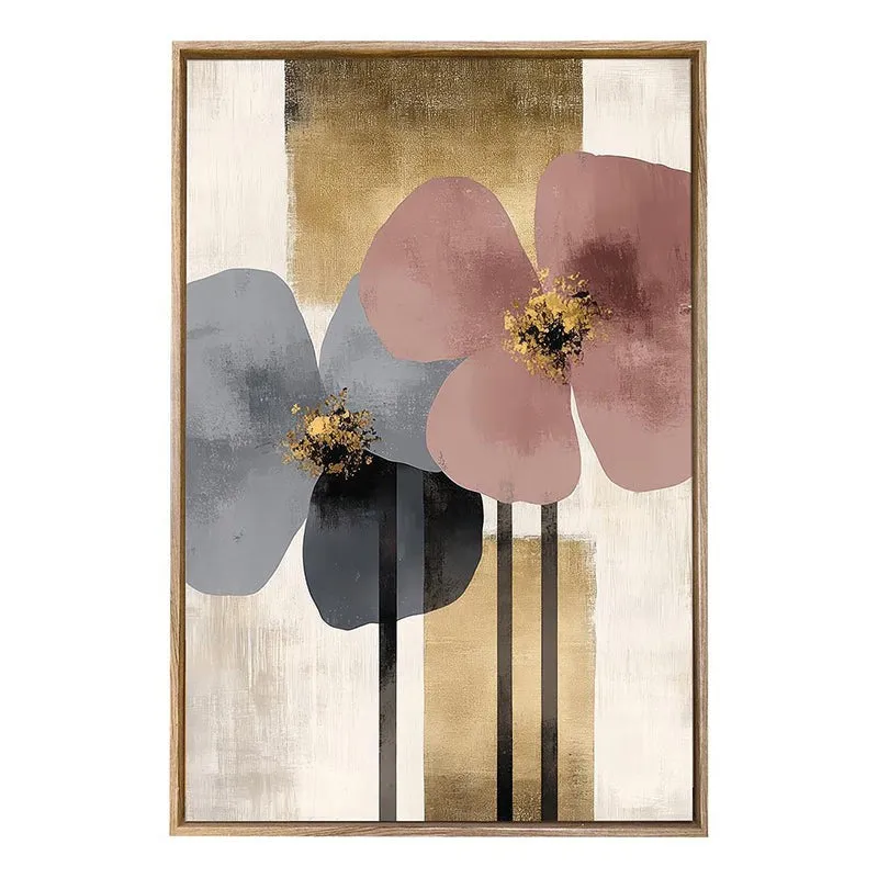 Fragile Fleur Canvas Floral Wall Art With Frame media 7
