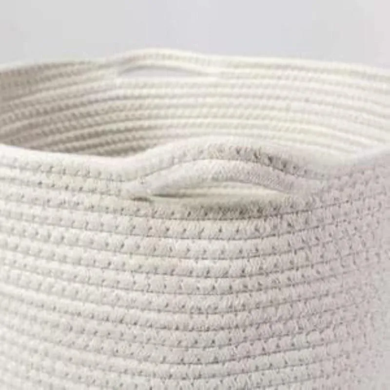 Lyricia Laundry Basket - White media 4
