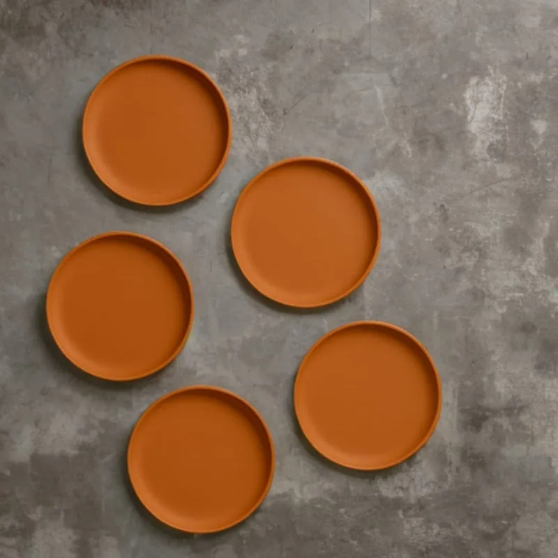 Terrya Handcrafted Terracotta Wall Plate - Set Of Five media 6