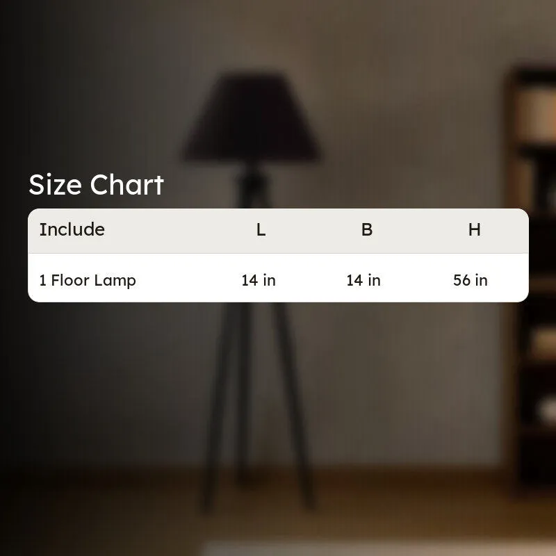 TriElite Conical Floor Lamp (Black) media 7