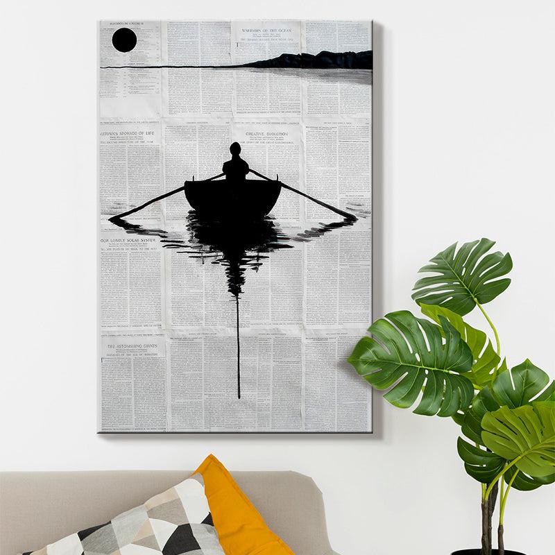 The Reflective Row Wall Painting