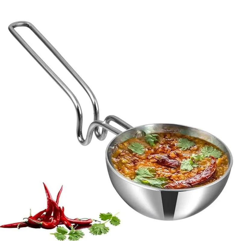 Vinod Zyora Stainless Steel Tadka Pan - 300 ML media 3