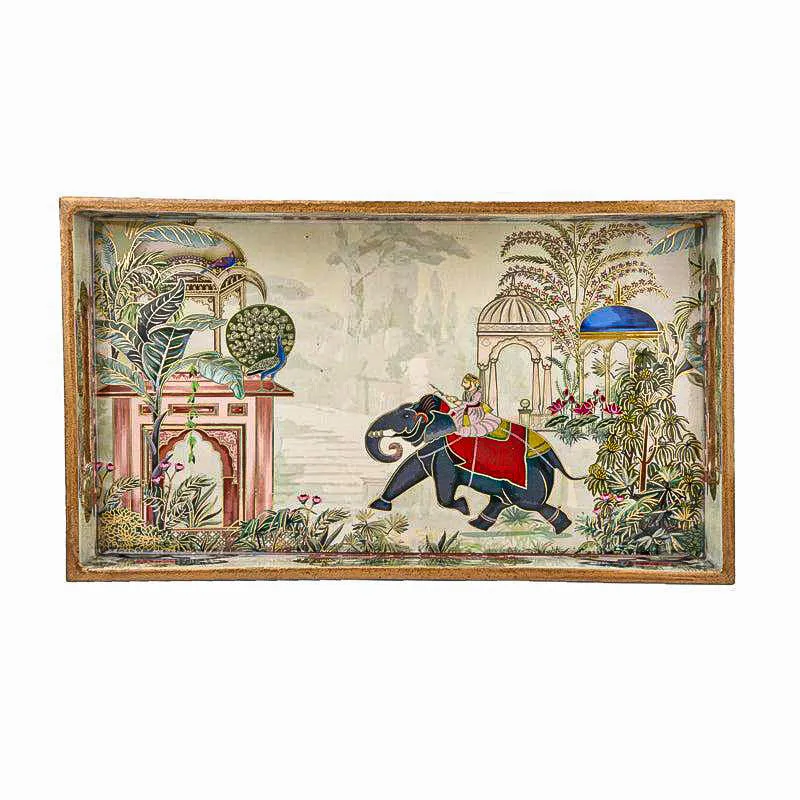 Hastina Wood Serving Tray (Medium & Small) - Set Of Two media 4