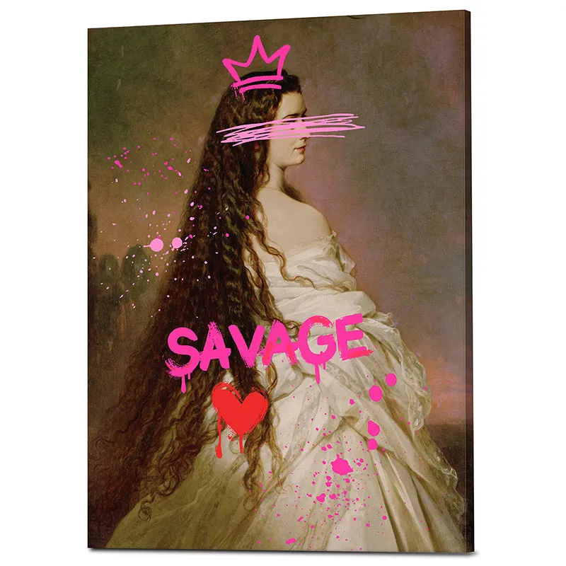 Savage Lady Wall Art media 3