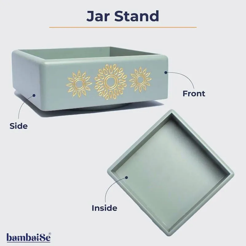 Igna Mandala MDF Rotating Jar Tray media 6
