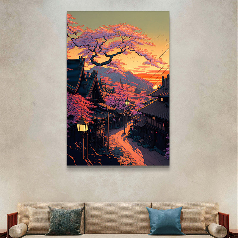 Sunset Valley Wall Painting