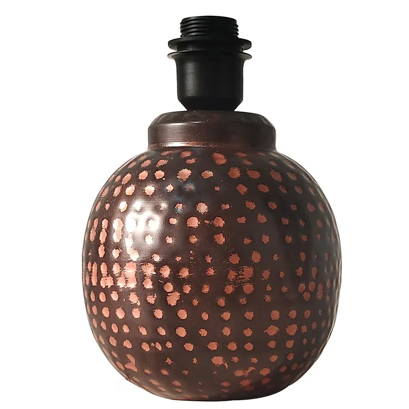Rosa Damask Metal Fabric Table Lamp - Multicolor media 4