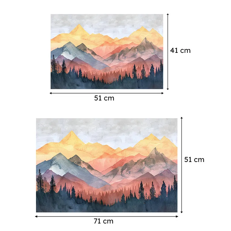 Sunset Majesty Canvas Wall Painting media 6