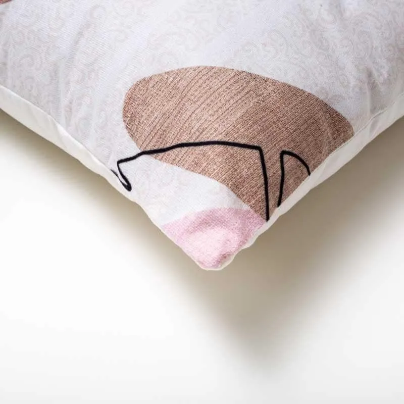 The Pure Leaf Printed Cushion Cover media 4
