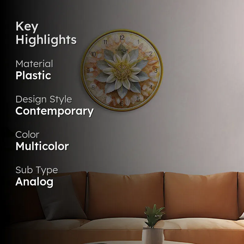 Botanic Beat Analog Wall Clock media 2