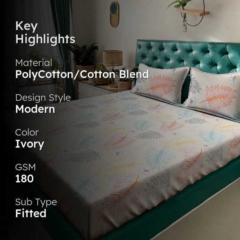 Maxine Fitted Bedsheet - 180 GSM media 2