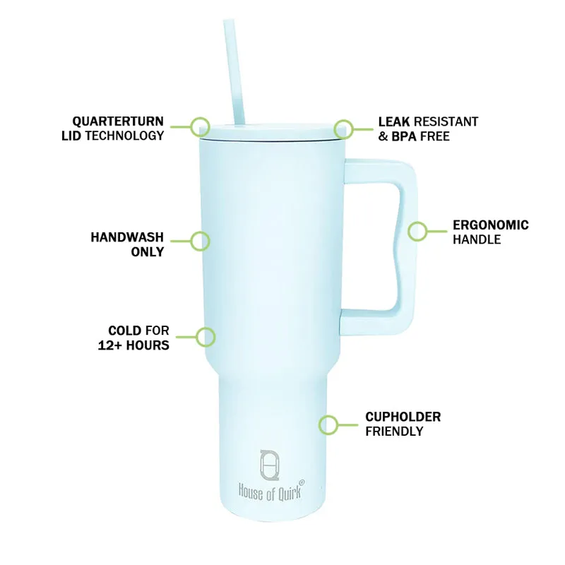 Hydra Boost Stainless Steel Tumbler (1200 ML) - Light Blue media 3