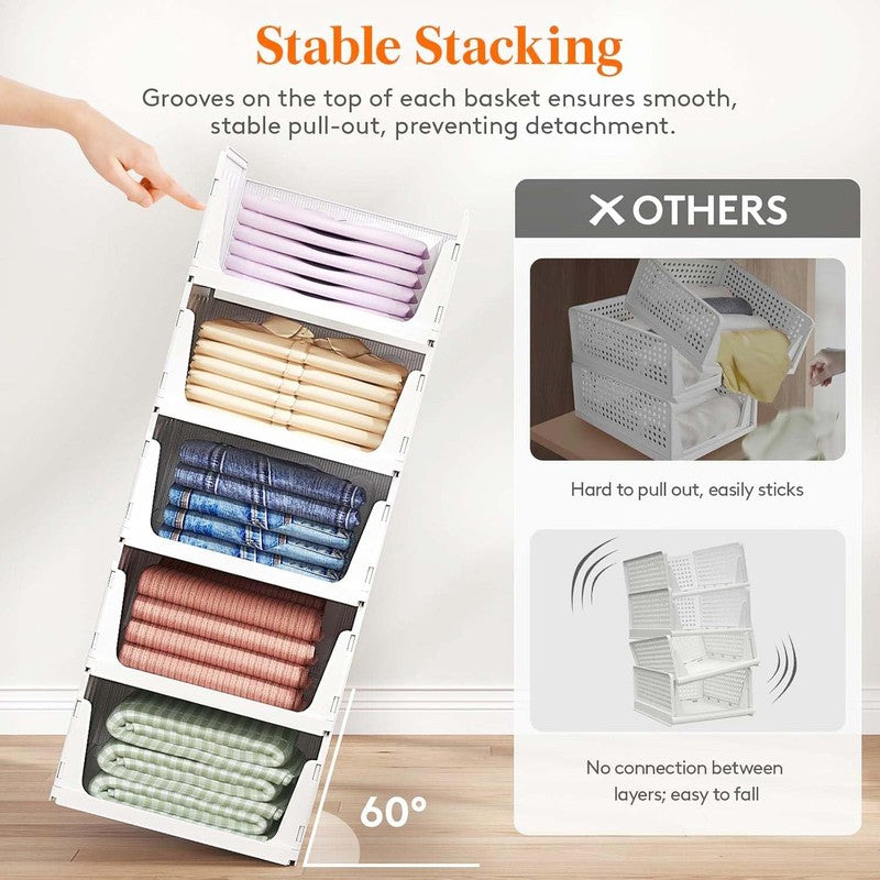 Elegant Stackable Wardrobe Organizer - Set of Four media 4