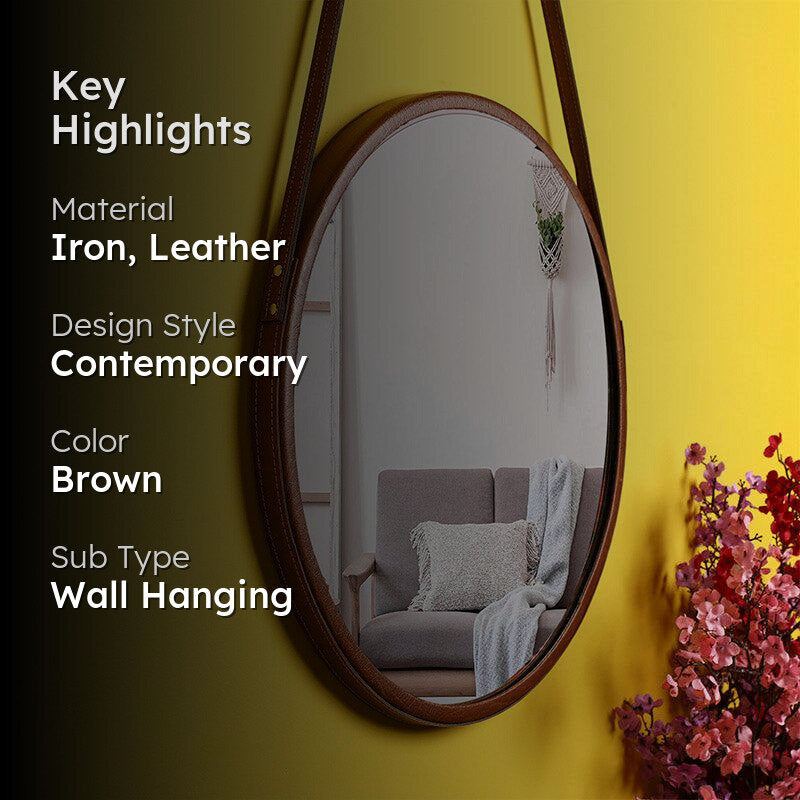Maku Wall Mirror - Brown image 2