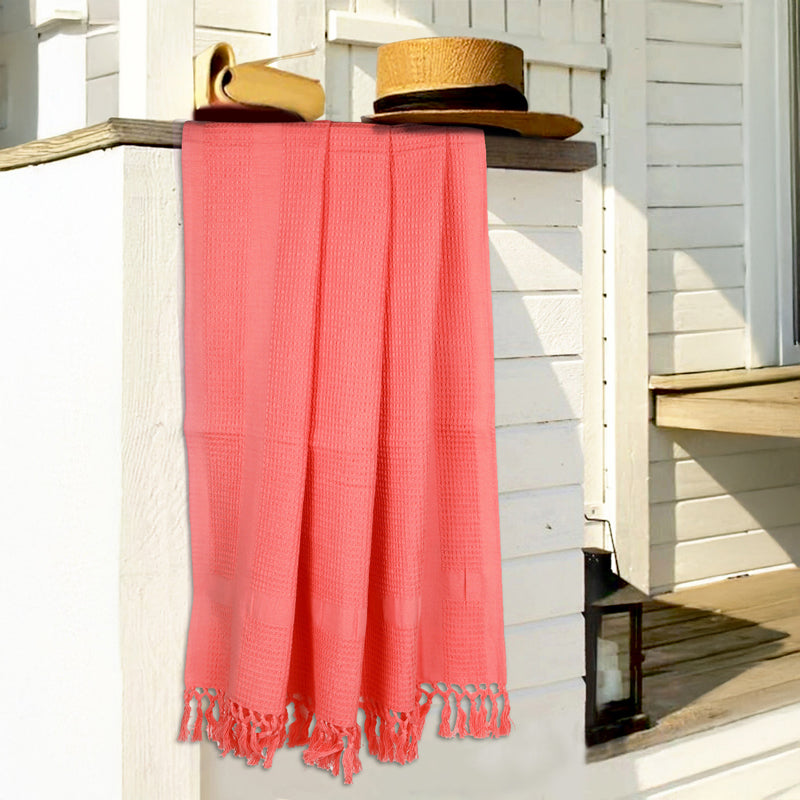 Bliss Cotton Bath Towel - Orange - 30 x 60 Inches