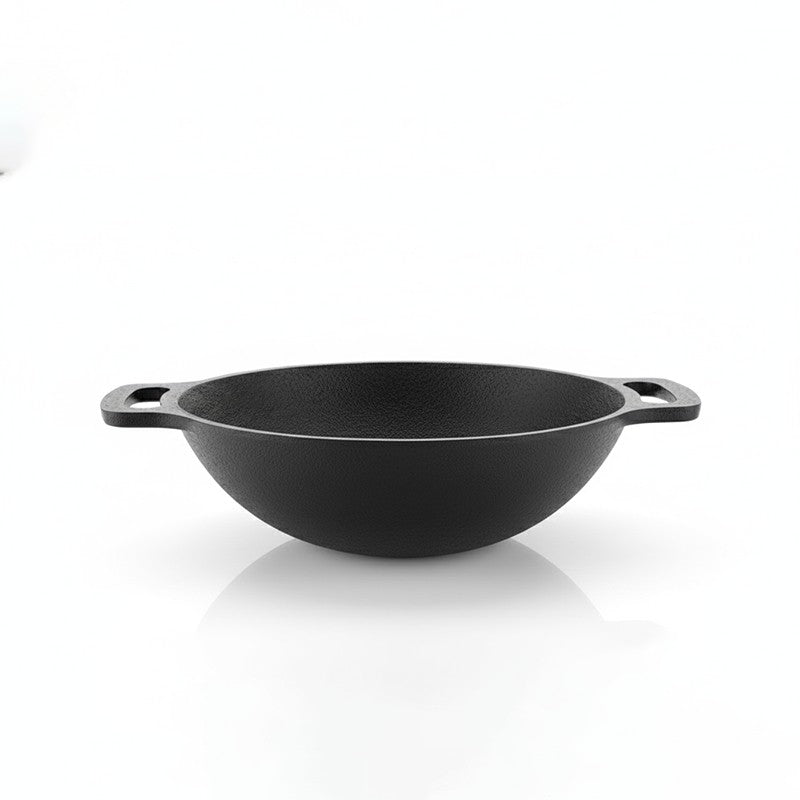 Curvewok Cast Iron Kadhai - 2000 mL media 4