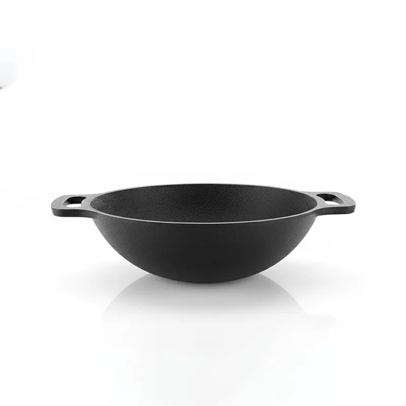 Curvewok Cast Iron Kadhai - 2000 mL media 4