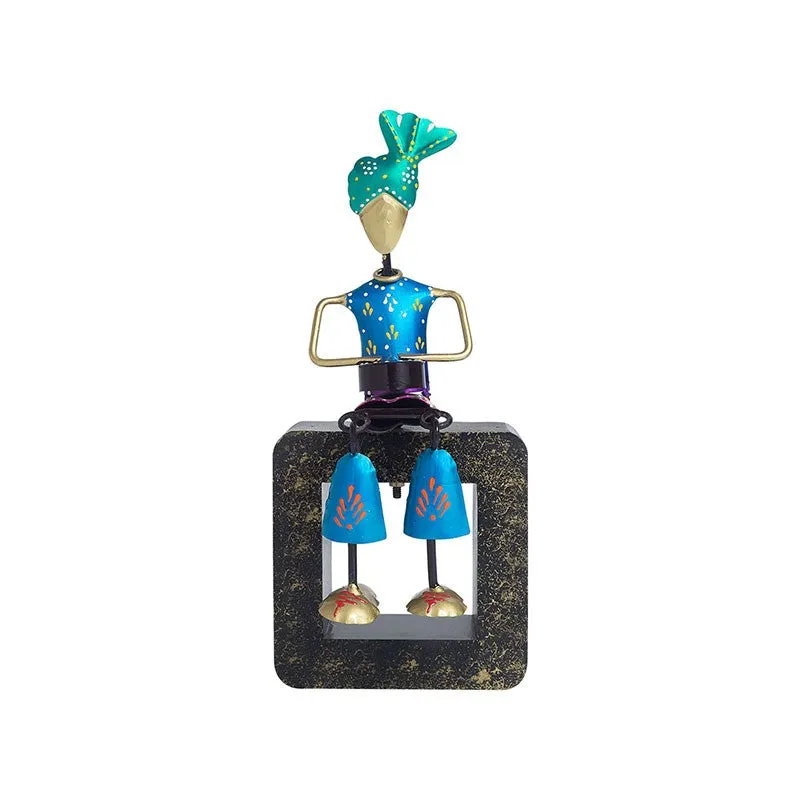 Musician Figurine Decorative Showpiece - Blue media 3