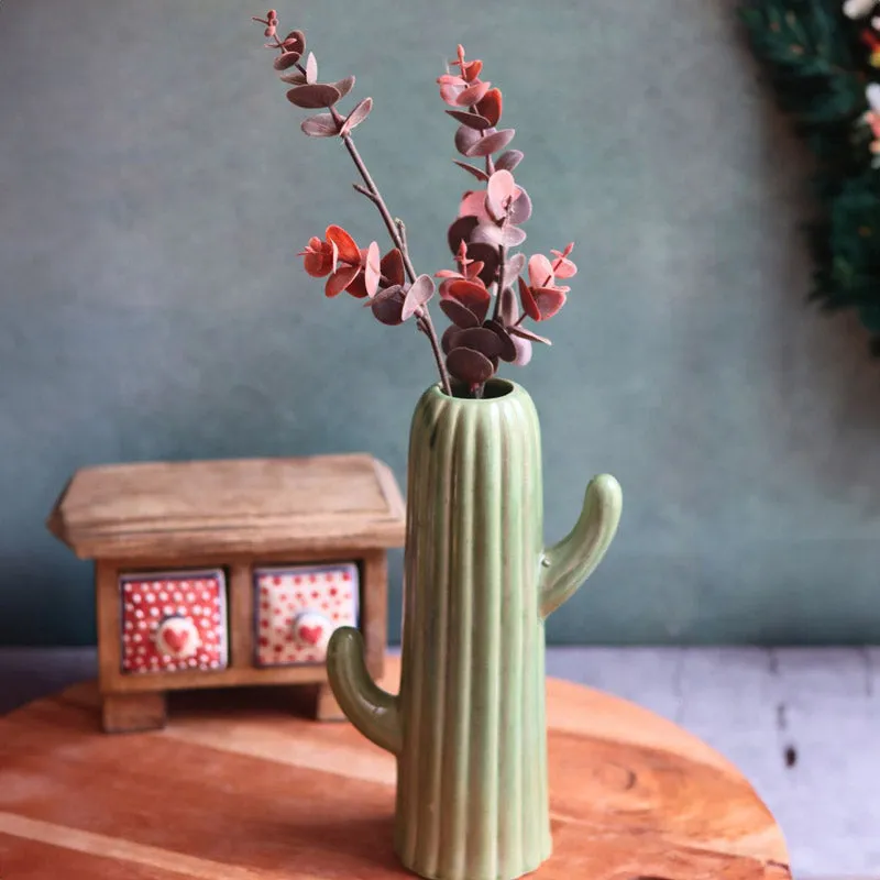 Cacti Crista Vase - Set Of Three media 3