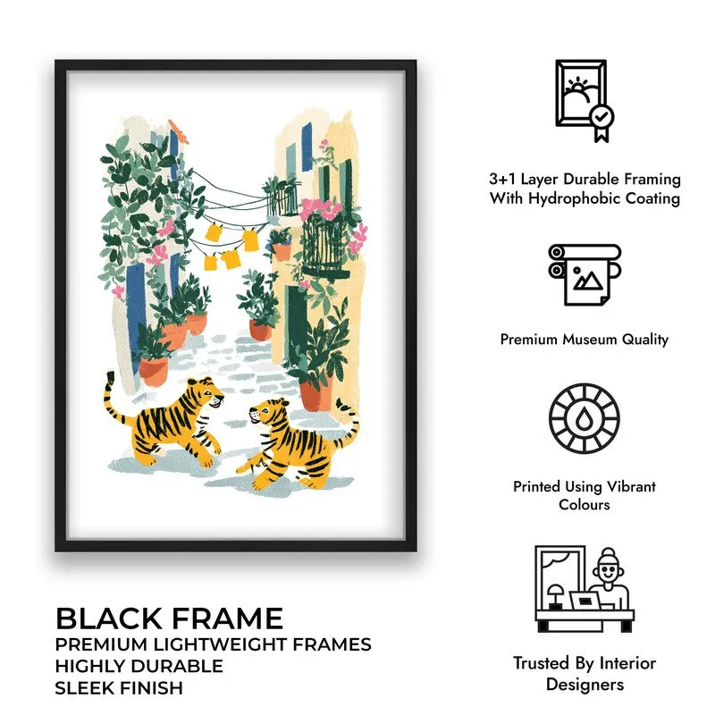Citrivale Canvas Wall Painting With Black Frame media 7