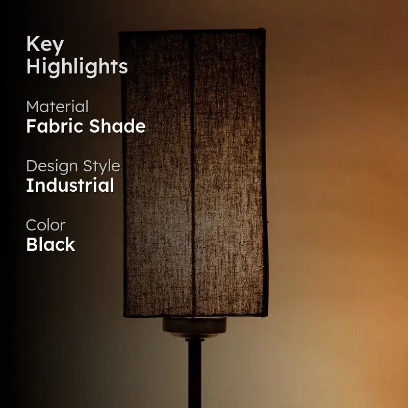 Shaamein Fabric Table Lamp - Black media 2