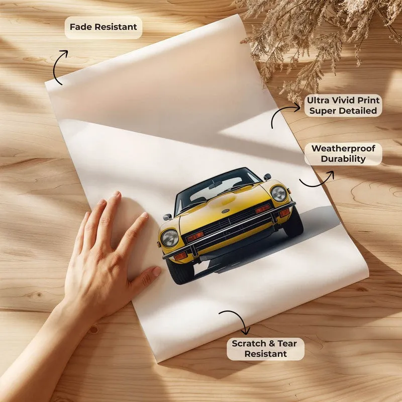 Yellow Racer Wall Poster media 8