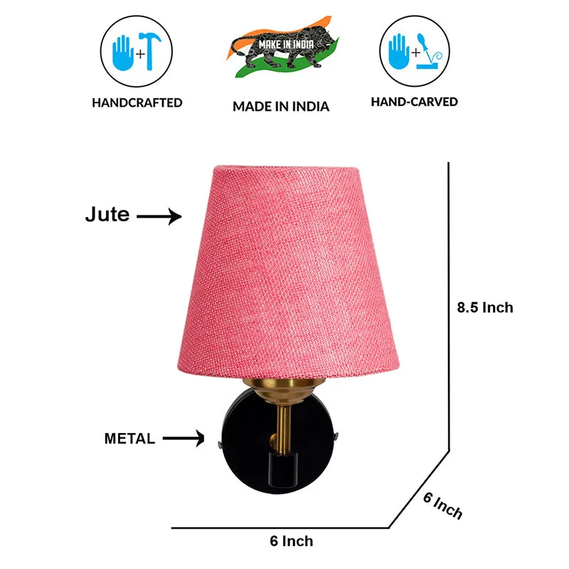 Aquilon Jute Wall Lamp - Pink media 6