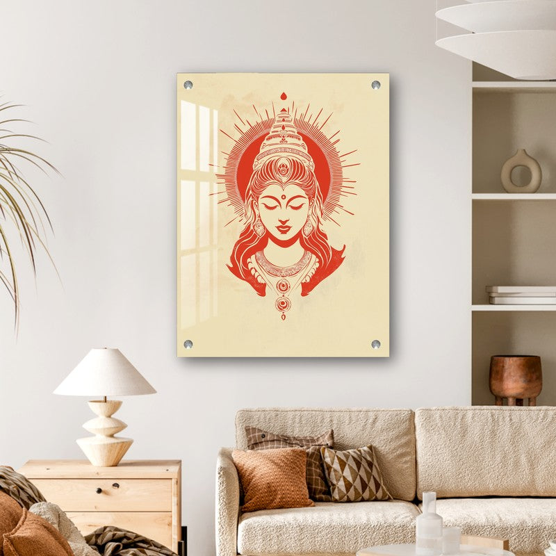 Goddess Devi Radiance Acrylic Wall Art