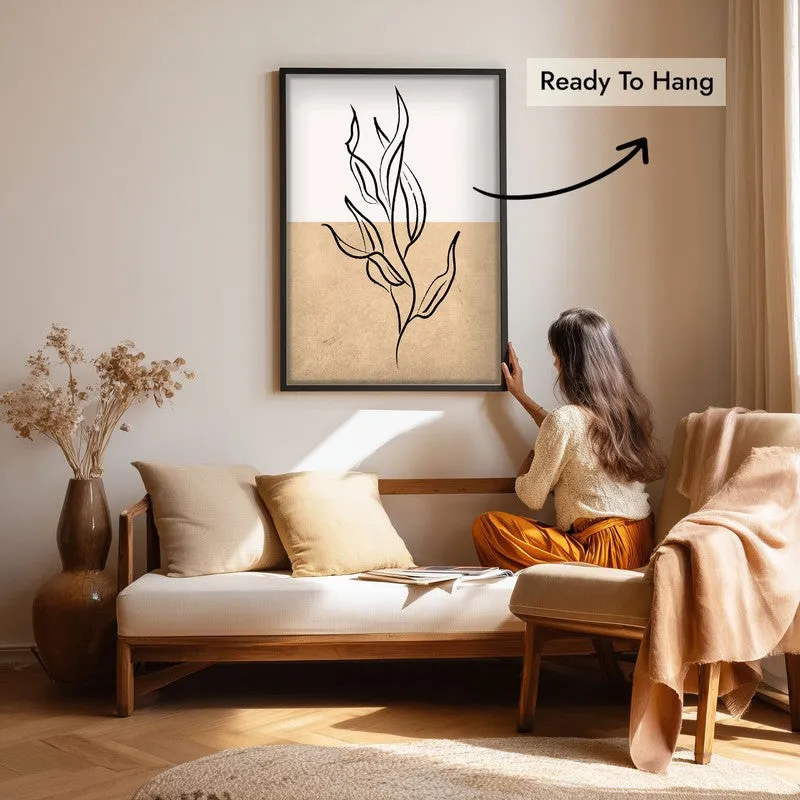 Verdantine Canvas Wall Painting With Black Frame media 7