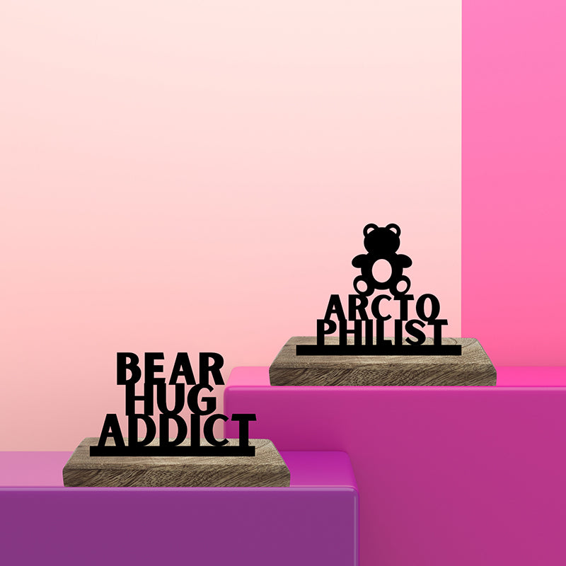 Arctophilist Showpiece - Set Of Two